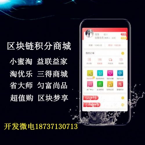 益聯益家系統模式開發小蜜淘區塊鏈O2O商城系統開發