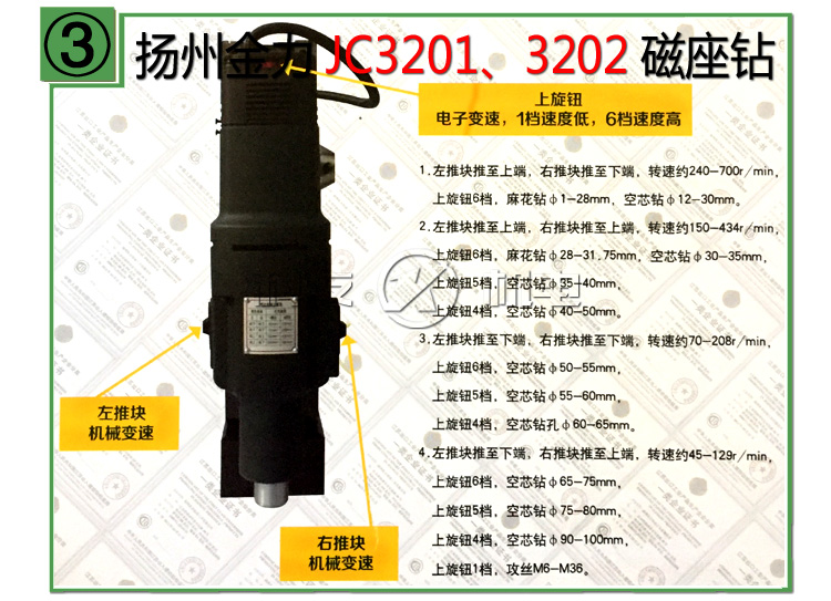 济南科友供应扬州金力JC3201磁座钻