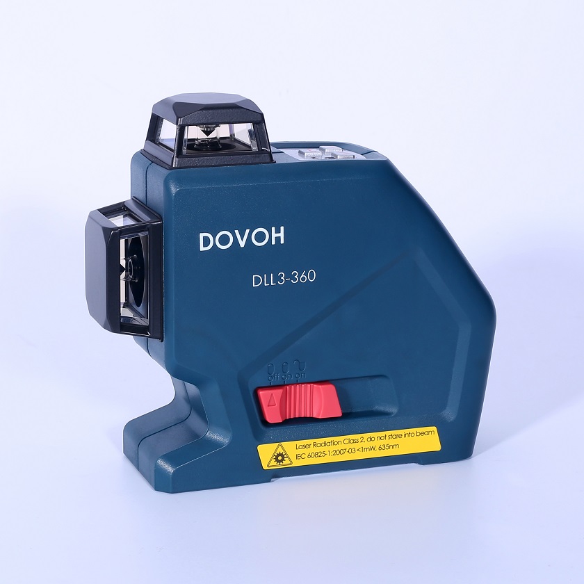 DOVOH度維紅光3D12線激光水平儀貼墻儀抹灰打點貼墻磚