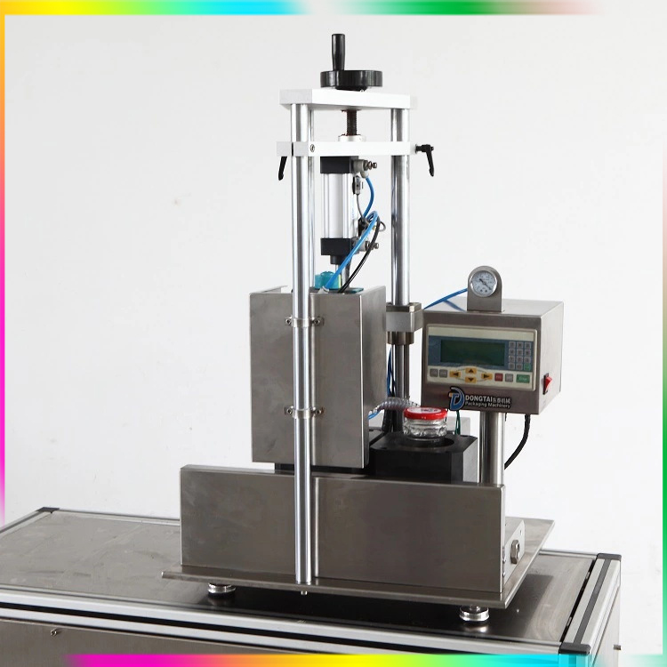 雙節(jié)爆款ZK-F2V手動玻璃瓶真空上蓋機小型醬料灌裝封口機