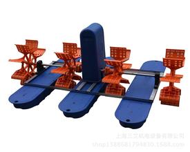 380V三相1.5KW四葉輪水車式增氧機