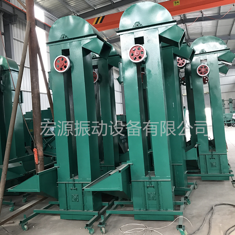 粉末物料小型提升機 6米高 td斗式 簡易型 220v 4kw 帶寬250原始圖片2