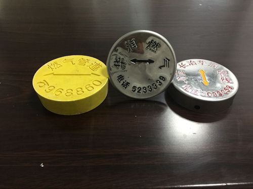 地埋光纜走向標(biāo)志牌，電纜走向指示牌廠家，地埋走向警示標(biāo)志牌原始圖片3