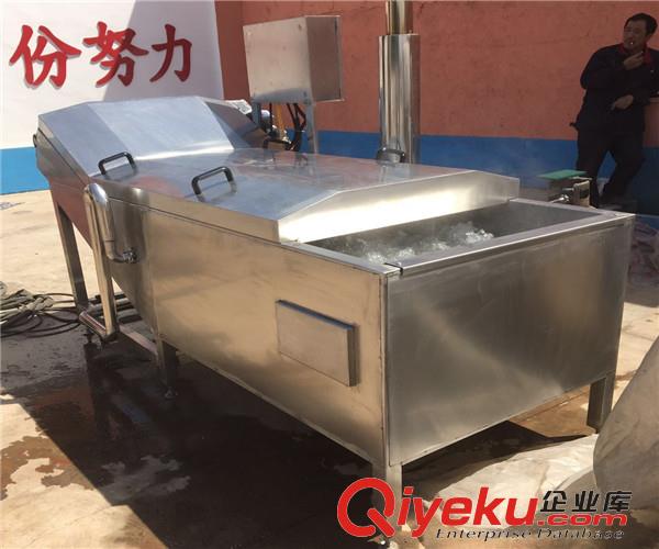 供應康匯牌600型隧道式蒸煮機 雞爪蒸煮流水線自動控溫原始圖片3