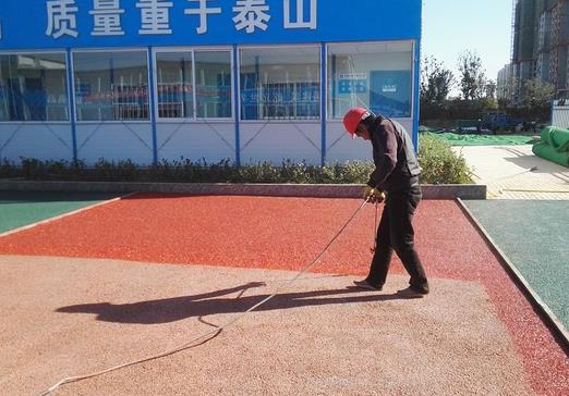 東營膠粘石透水地坪廠家_山東露骨料透水地坪批發(fā)_山東新里程環(huán)