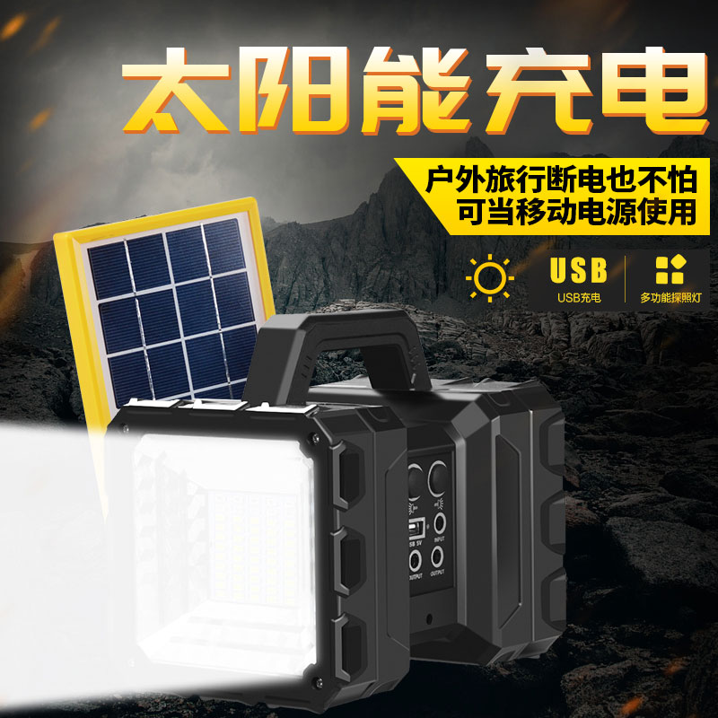 廠家直銷智光道路照明太陽能投光燈公園別墅小區戶外照明原始圖片2