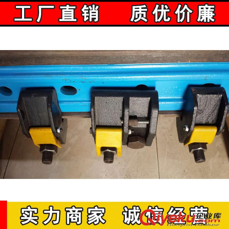 43kg50kg60kg75kg無孔夾緊裝置鋼軌無孔夾緊器原始圖片3