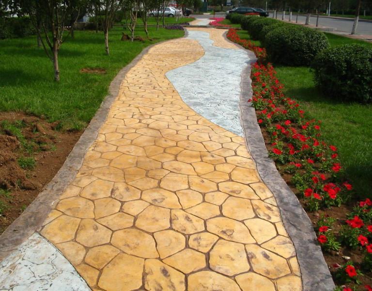 濰坊壓花地坪廠家供應 山東壓花地坪施工準備原始圖片2