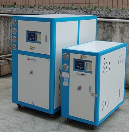 風(fēng)冷箱式冷水機、注塑車間專用冷水機、20HP大型冷水機廠家