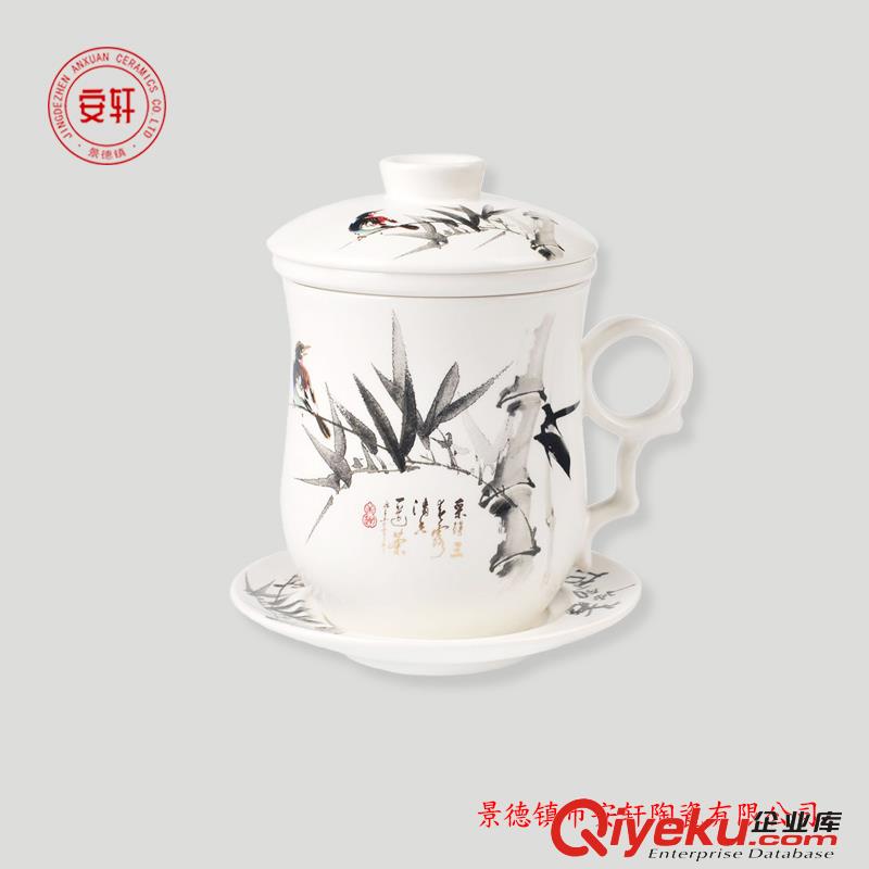 創(chuàng)意禮品陶瓷茶杯，陶瓷工藝禮品杯子原始圖片3