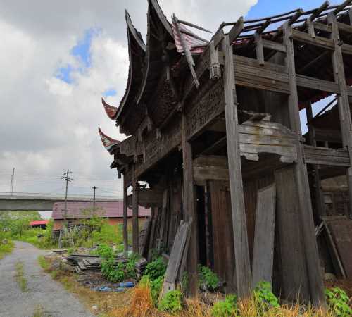 复古建筑四合院