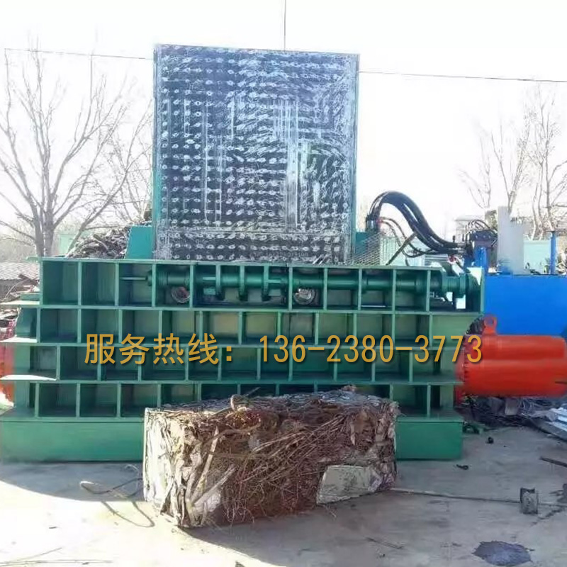 廢舊解體汽車殼壓塊機(jī) 廢舊銅絲打包機(jī) 易拉罐廢料打包機(jī)